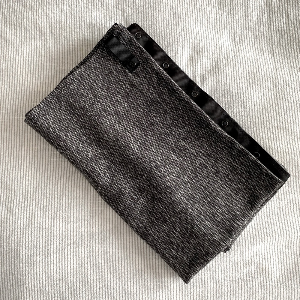 Lululemon Heathered Check Pique Vinyasa Scarf